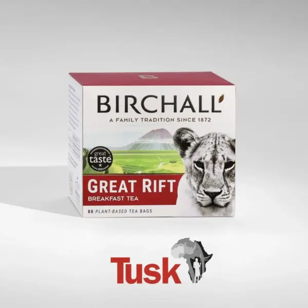 Great Rift Breakfast Blend 80 Plant-Based Everyday Tea Bags